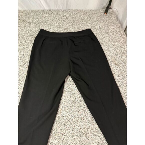 Larry Levine Women's Black Studded Waistline Stretch Dress Pants Size 10 - Picture 3 of 6